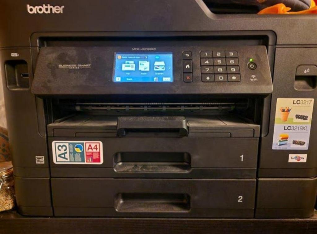 Brother MFC-J5730DW A3 All-in-One Printer - Werkend, Computers en Software, Printers, Ophalen, Gebruikt, Printer, Inkjetprinter