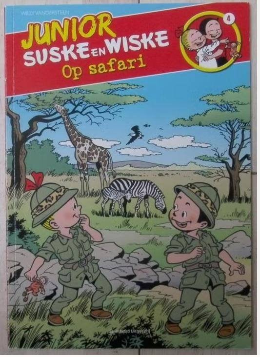 Junior Suske en Wiske nr. 4 - Op safari, Ophalen of Verzenden