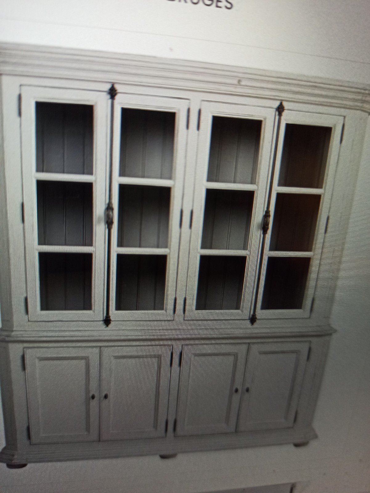 vaisselier blanc, Maison & Meubles, Enlèvement