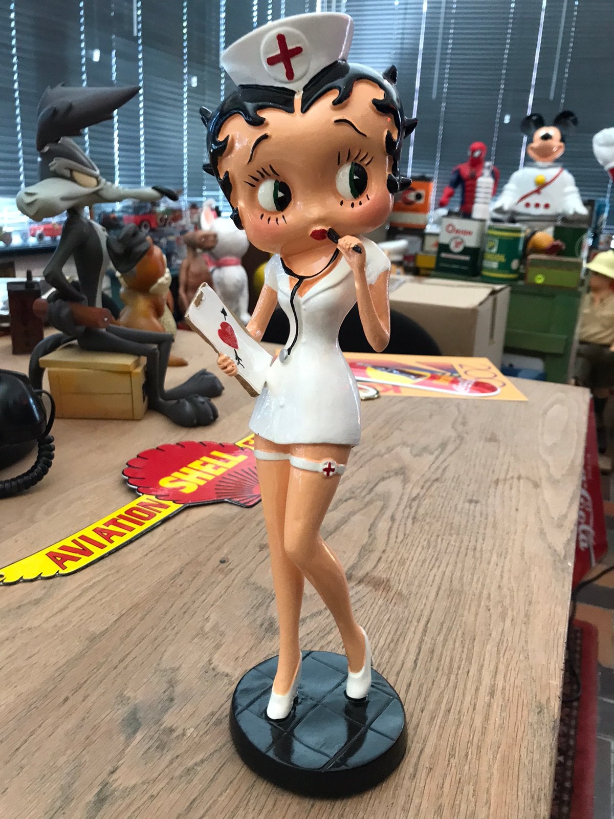 Mooi Betty Boop beeld zuster, Ophalen of Verzenden, Betty Boop, Zo goed als nieuw, Beeldje of Figuurtje