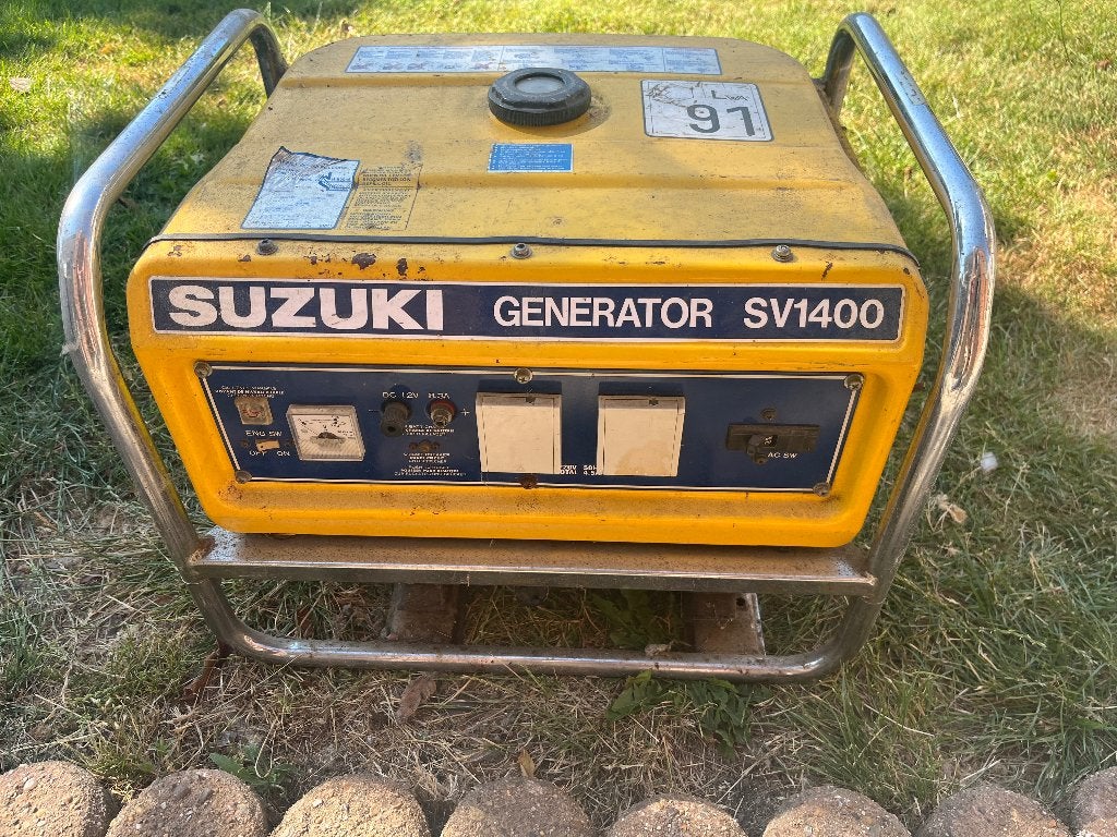 Generator Suzuki SV1400, Doe-het-zelf en Bouw, Aggregaten, Ophalen, Gebruikt