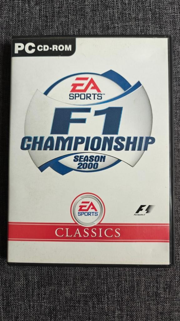 EA F1 championship season 2000 PC CD ROM, Gebruikt, 1 speler, Racen en Vliegen, Eén computer