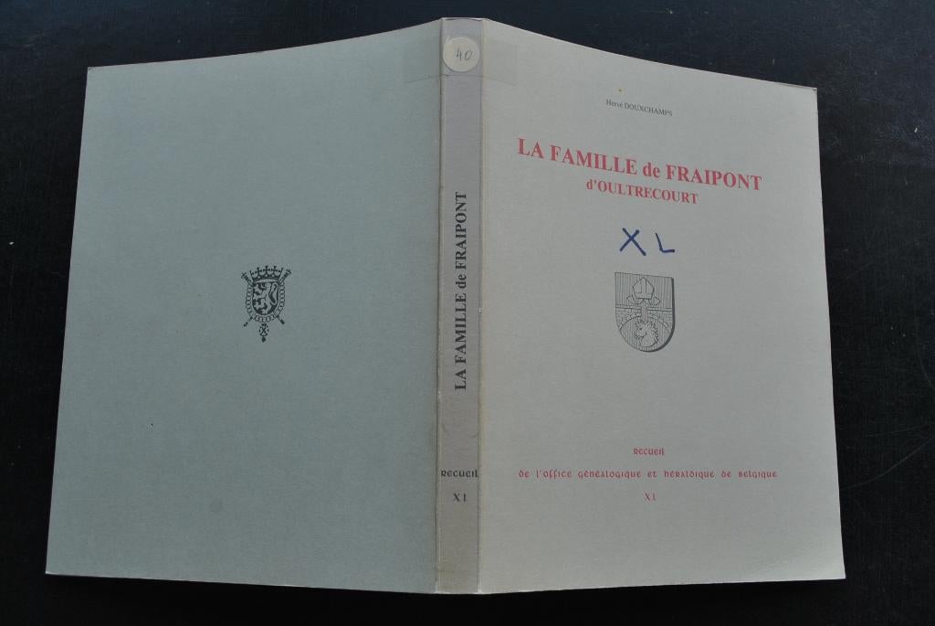 GENEALOGIE HERALDIQUE LE PARCHEMIN 40 FRAIPONT D'OULTRECOURT, Enlèvement ou Envoi, Utilisé