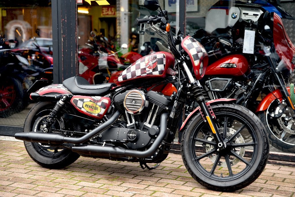 HARLEY DAVIDSON IRON 1200 ***MOTOVERTE.BE***, Motoren, 2 cilinders, Occasion, Chopper, Bedrijf
