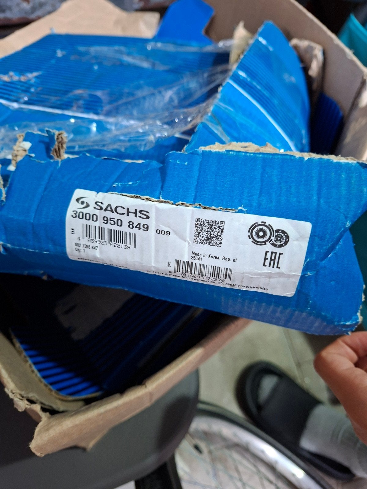 Kit d'embrayage SACHS 3000 950 859 avec volant moteur