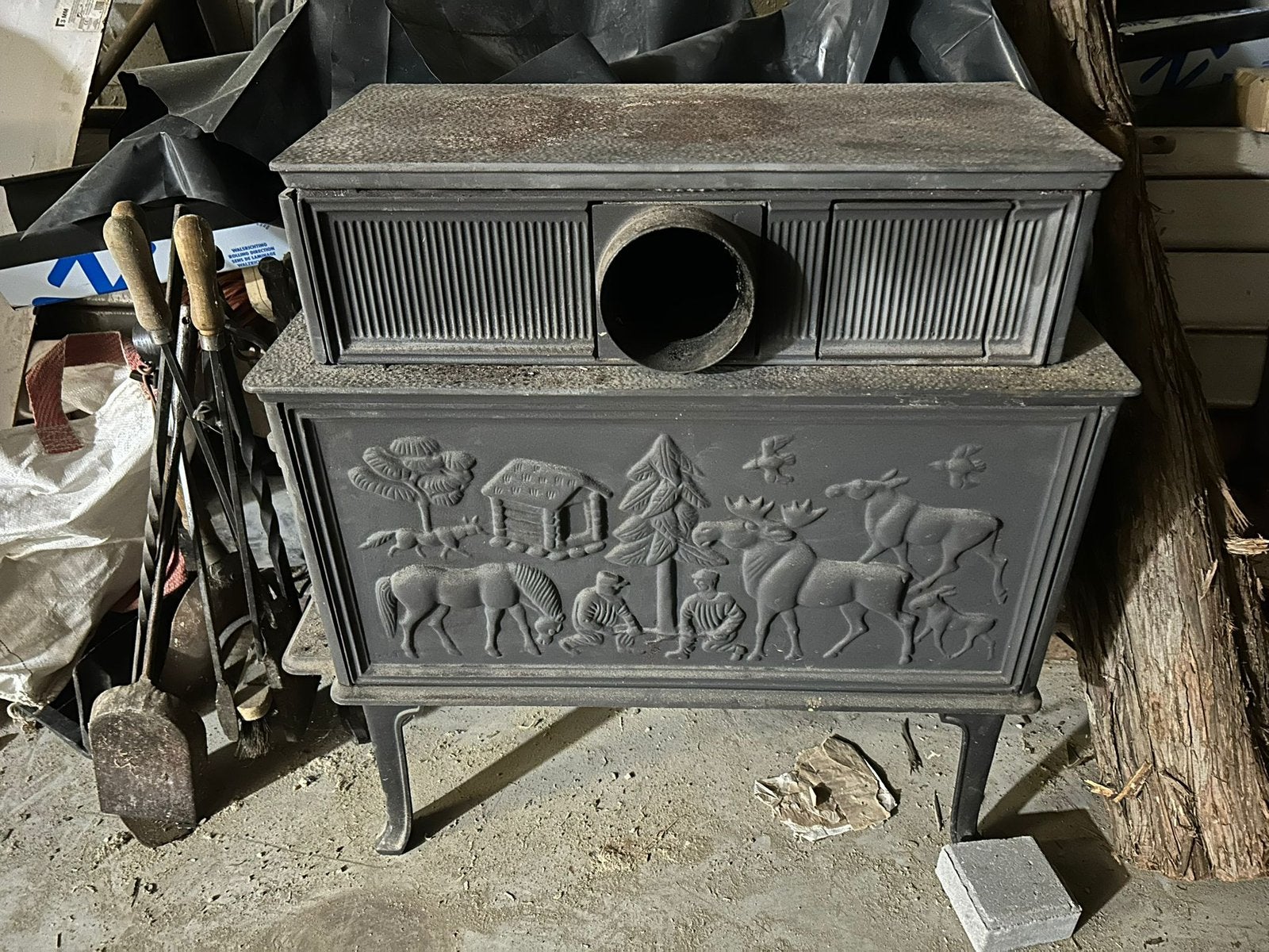 Poêle à bois Jøtul, Enlèvement, Comme neuf, Bois, Poêle à bois