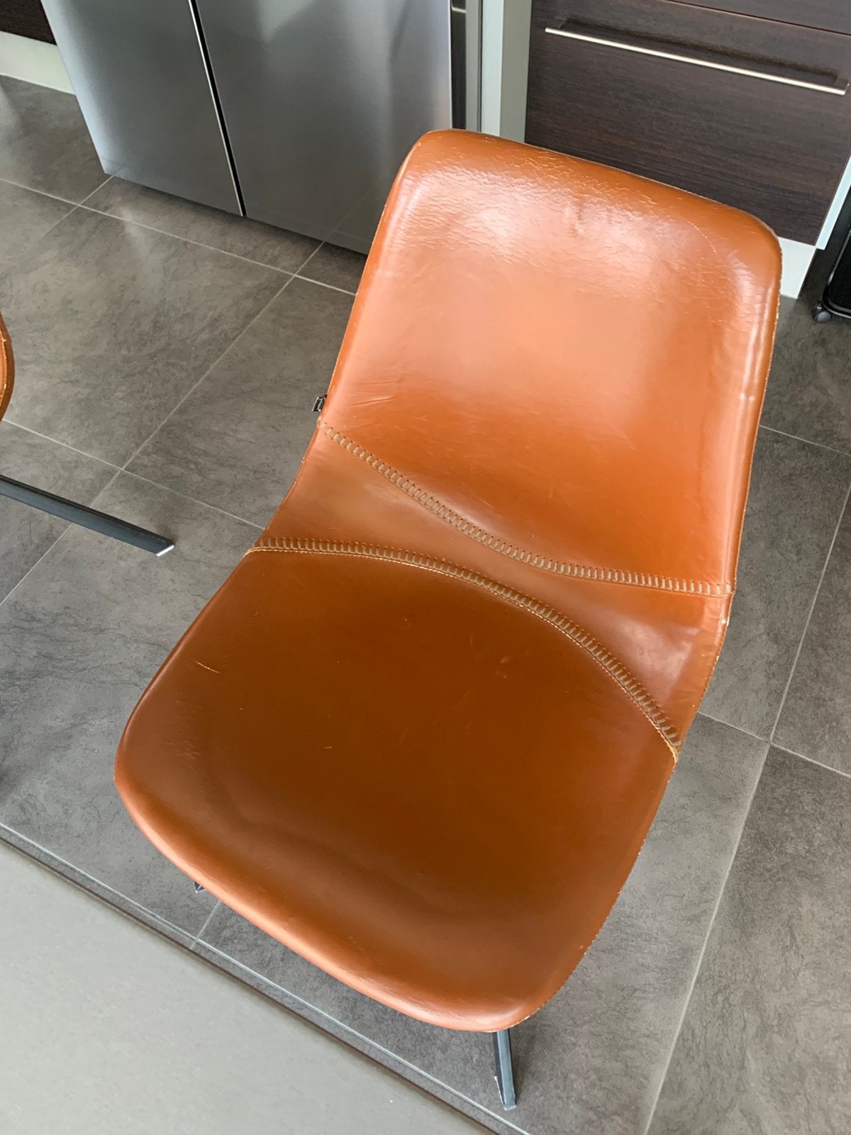 Keukenstoelen, Maison & Meubles, Chaises, Brun, Enlèvement, Utilisé, Quatre