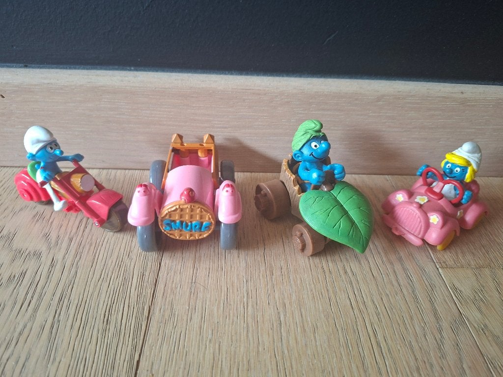 De smurfen autootjes, Collections, Schtroumpfs, Enlèvement ou Envoi, Utilisé