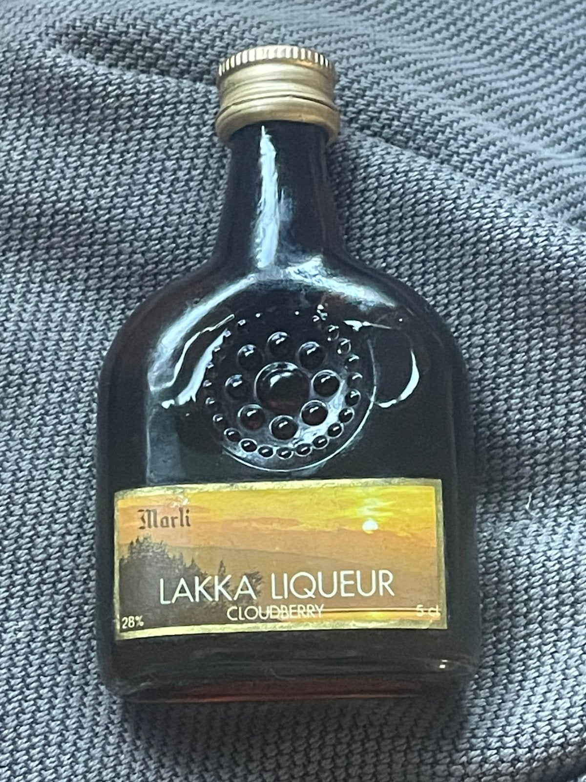 Vintage Marli Lakka Cloudberry Liqueur 5cl – Finland, Verzamelen, Overige typen, Nieuw, Ophalen of Verzenden, Vol