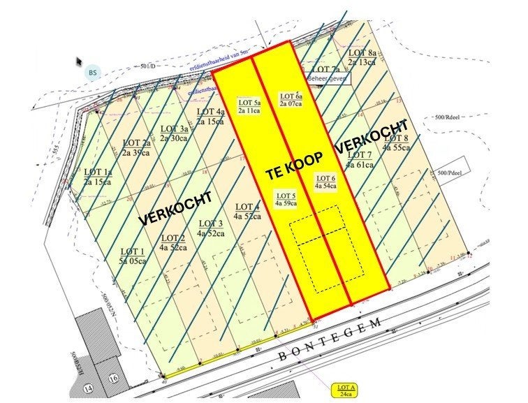 Bouwgrond Wieze laatste twee loten (670 m2), Immo, Ventes sans courtier, 500 à 1000 m²