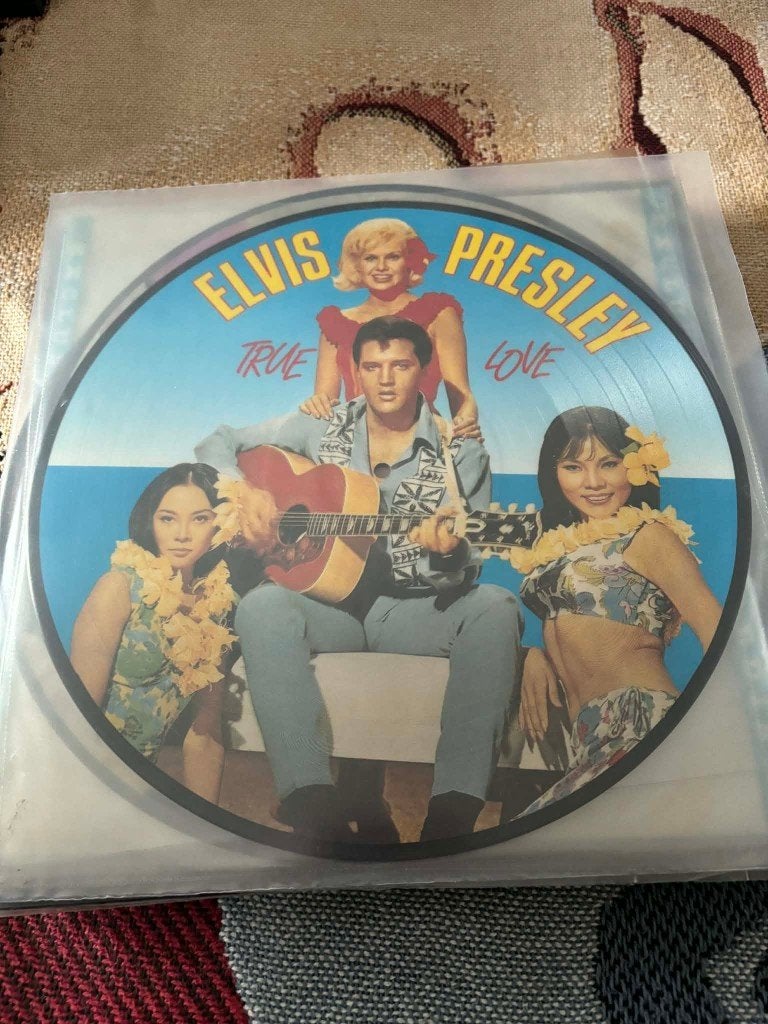 Elvis Picture disc lp, True love. voor slechts 10 euro., Cd's en Dvd's, LP, Ophalen of Verzenden, Zo goed als nieuw, Picture disc