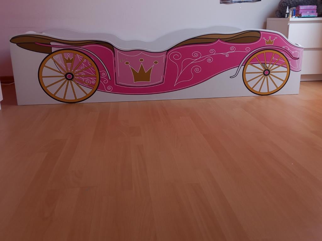 Kinderbed prinses, 85 tot 100 cm, Gebruikt, 180 cm of meer, Ophalen