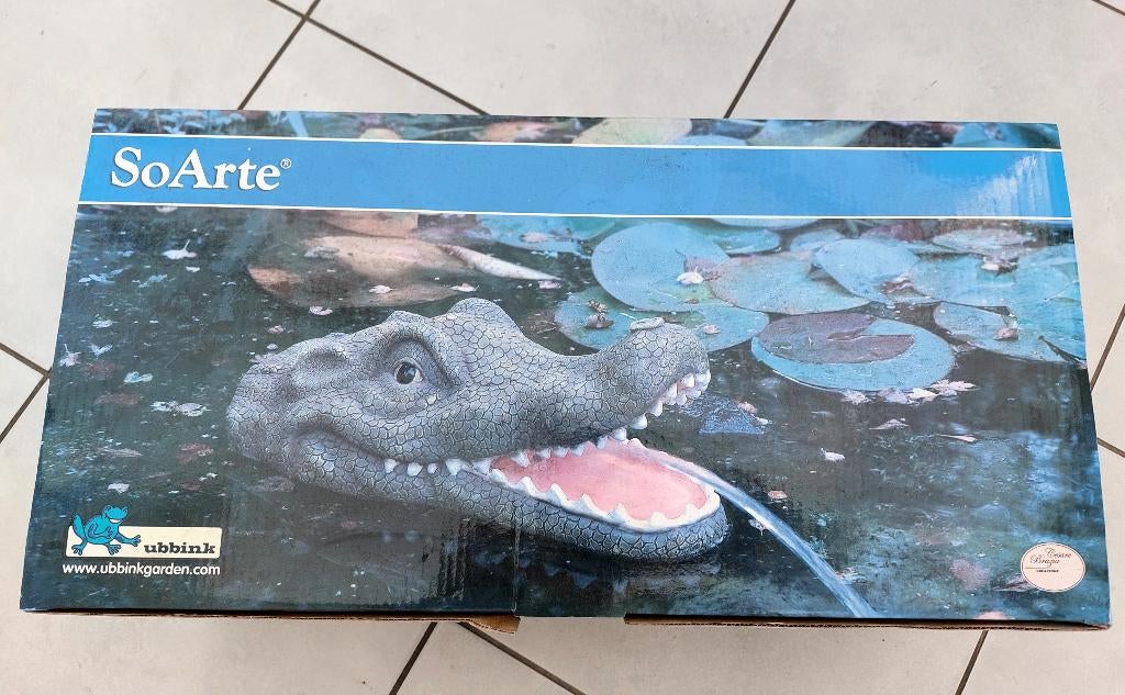 Krokodil kop voor in vijver, Tuin en Terras, Ophalen, Nieuw, Overige typen
