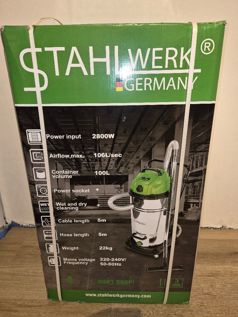 Stofzuiger 2 motoren, Ophalen, Overige merken, Nieuw, Industriële stofzuiger