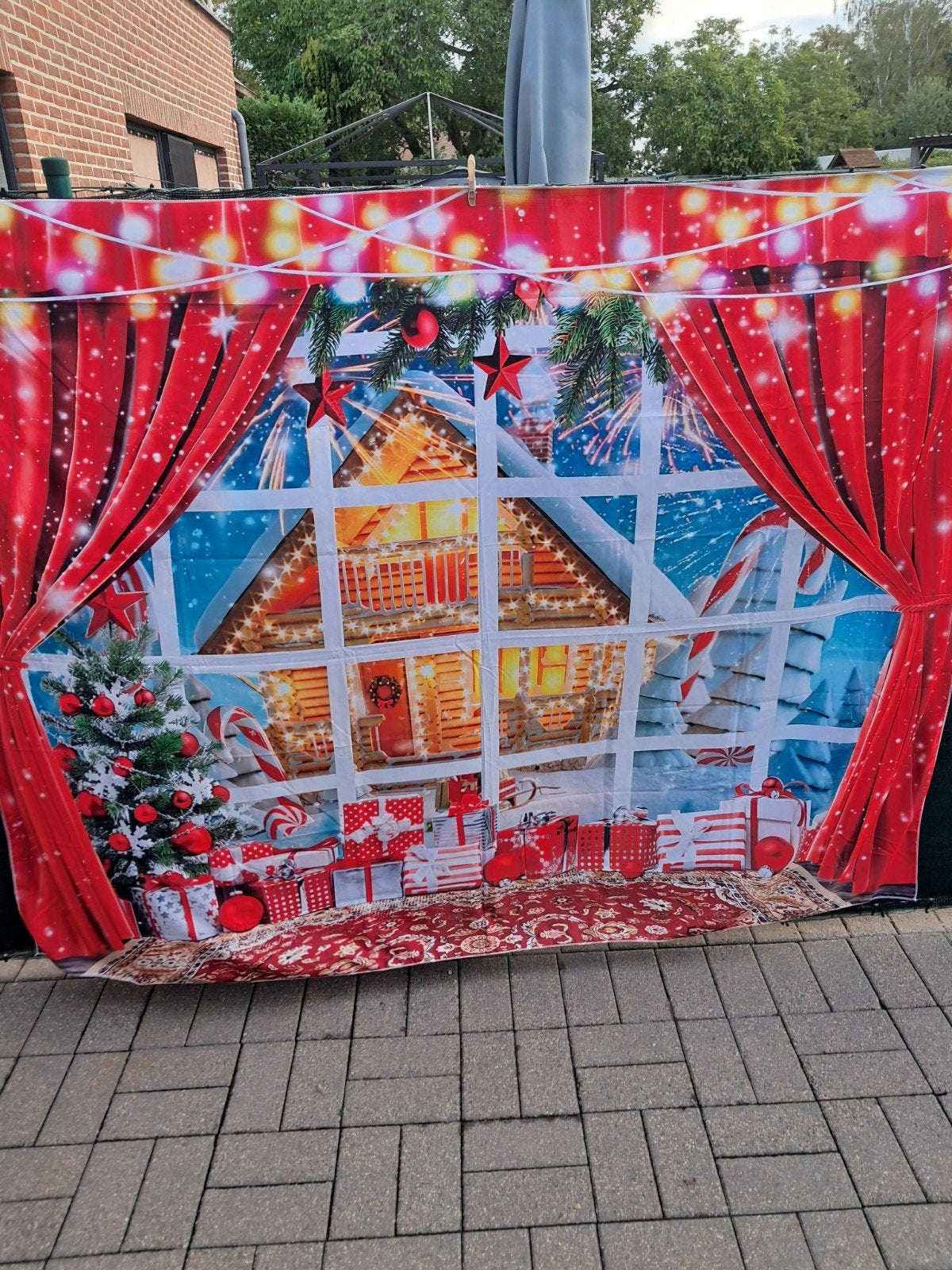 kerst muurdoeken, Ophalen