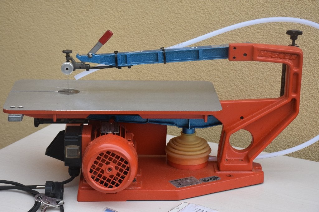 Hegner figuurzaag, Doe-het-zelf en Bouw, Gereedschap | Zaagmachines, Ophalen, Minder dan 30 mm, Gebruikt, Figuurzaag