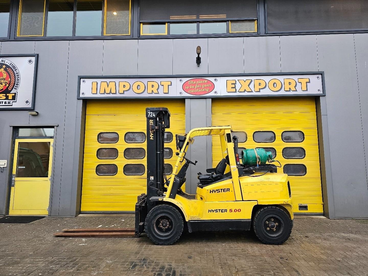 Hyster H5.00XM WE1571, Zakelijke goederen, Machines en Bouw | Heftrucks en Intern transport, Meer dan 4000 kg, LPG, Heftruck, Hyster