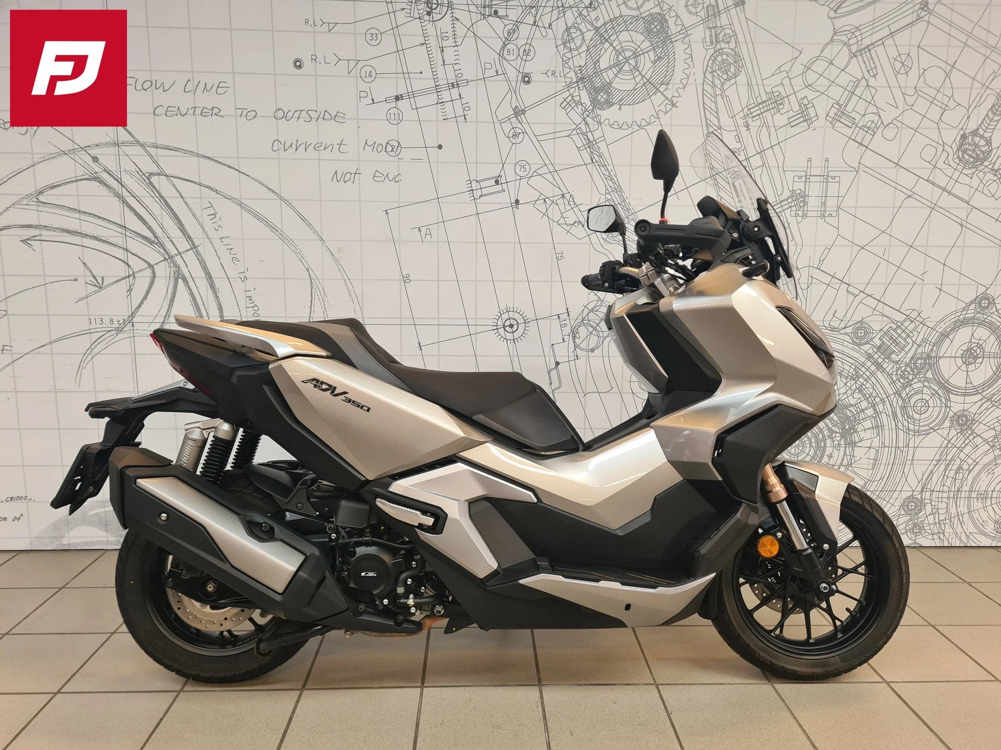 Honda ADV 350 (année de construction 2023), Motos, 350 cm³, Scooter, Entreprise, 12 à 35 kW