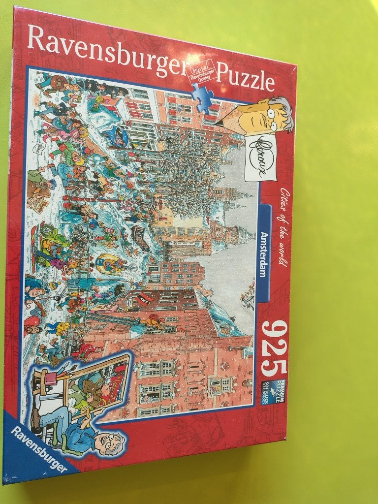 Ravensburger Puzzel - Amsterdam - 925 st, Hobby en Vrije tijd, Ophalen of Verzenden, 500 t/m 1500 stukjes, Nieuw, Legpuzzel