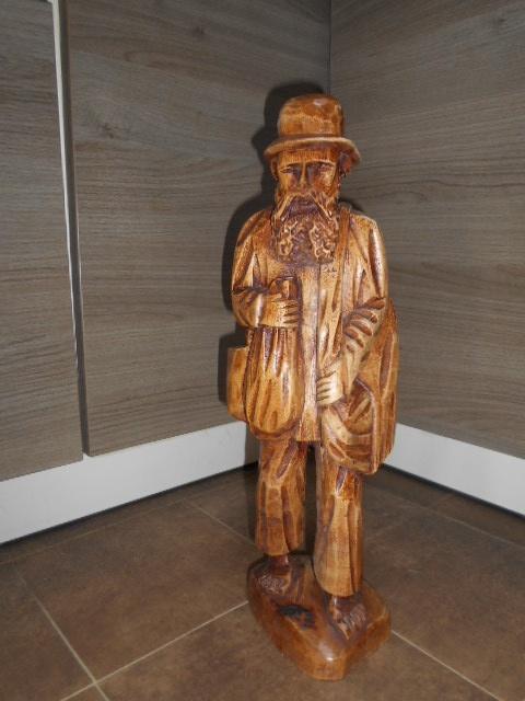 Belle statue en bois - Equateur, Antiquités & Art, Enlèvement ou Envoi, Bois, Statue, 20 - 50 cm