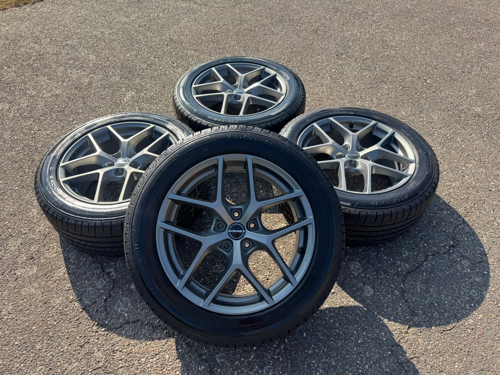 NIEUWSTAAT VW TIGUAN AUDI Q3 KODIAQ ATECA VELGEN 18 INCH, Ophalen, 18 inch, Banden en Velgen, Nieuw