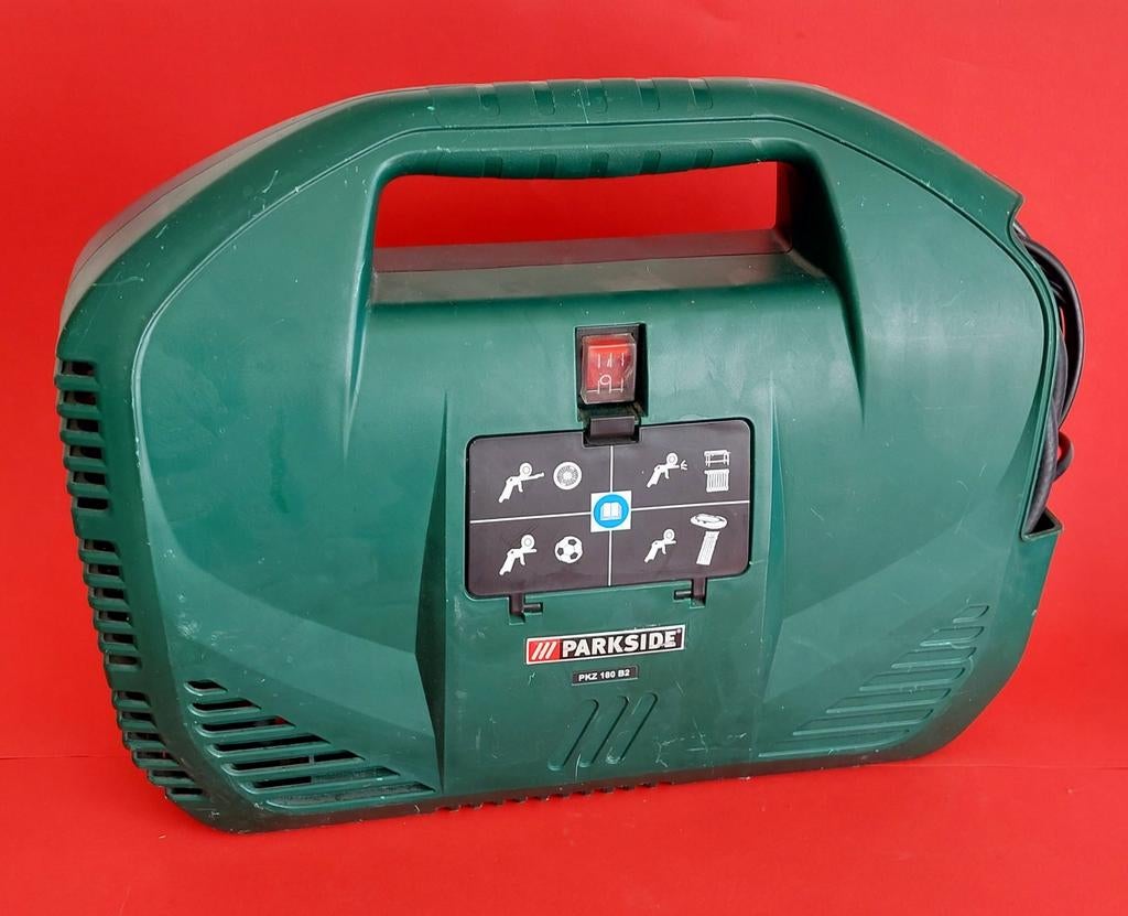 Parkside PKZ 180 B2 draagbare compressor, Doe-het-zelf en Bouw, Ophalen of Verzenden, Gebruikt, Mobiel