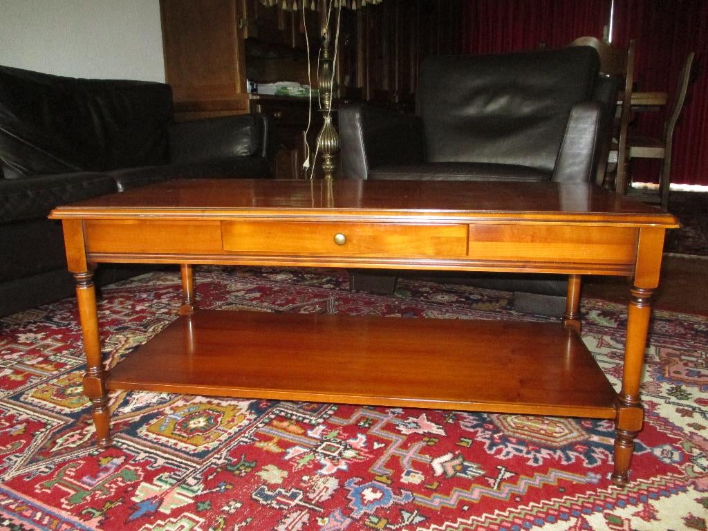 Houten salontafel, Huis en Inrichting, Ophalen, Gebruikt, 50 tot 100 cm, Klassiek