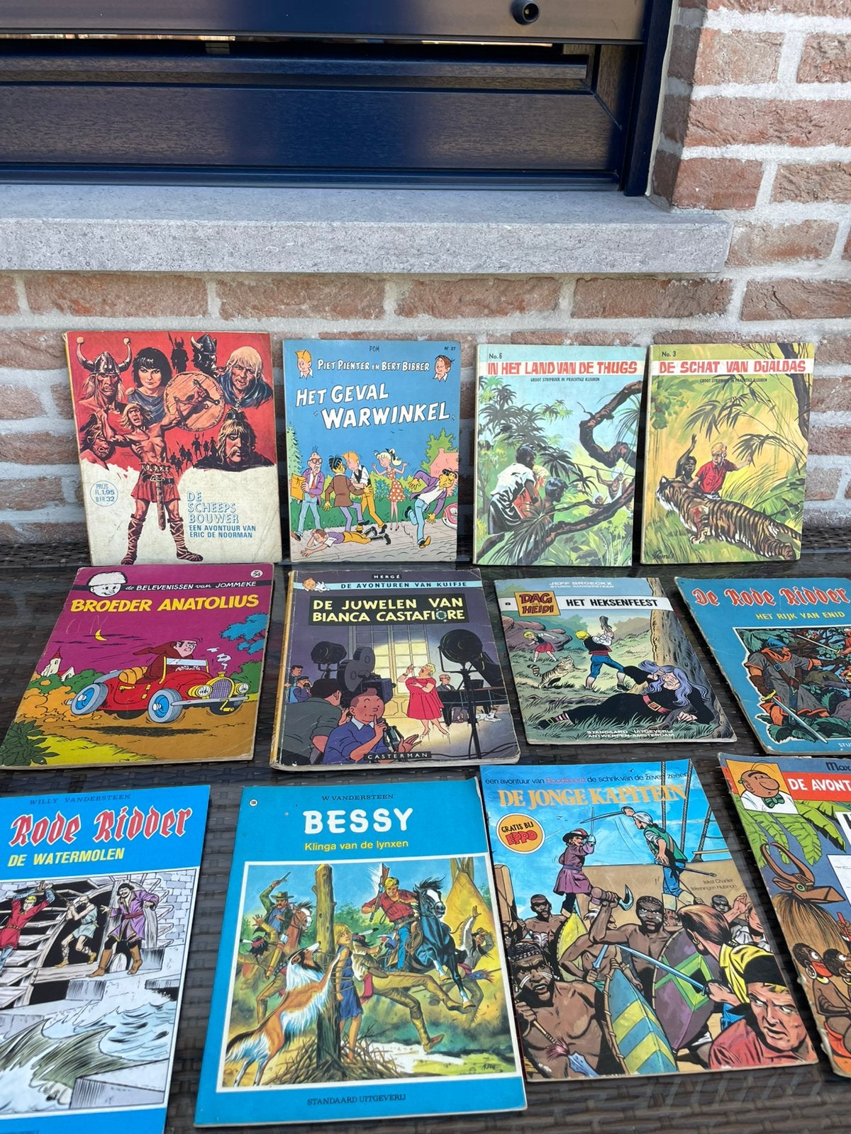 Lot van 12 Klassieke Vlaamse Stripboeken, Ophalen of Verzenden, Gelezen