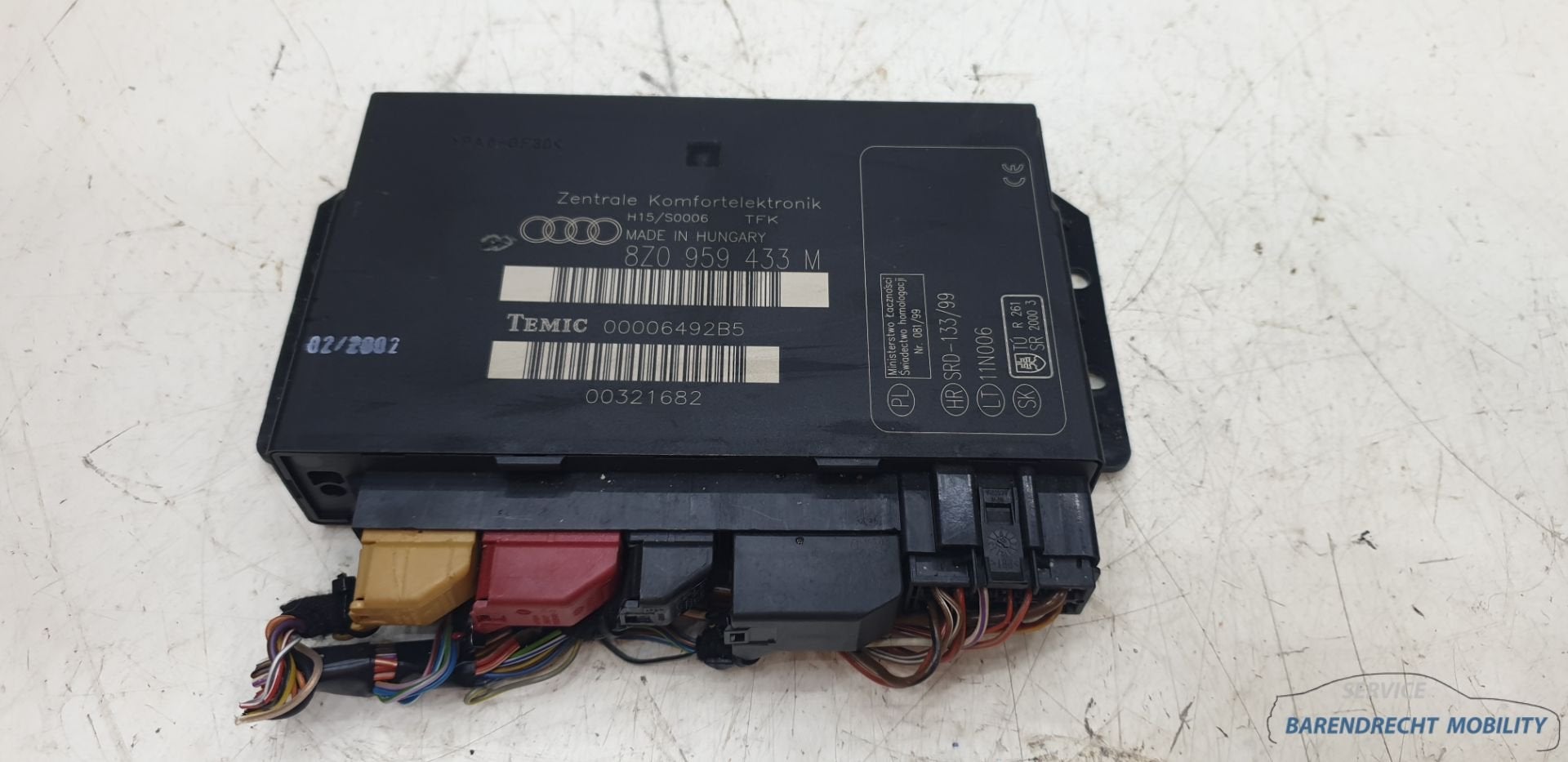 Module de commande de carrosserie Audi A2 8Z0959433M ZKE, un, Autos : Pièces & Accessoires, Électronique & Câbles, Audi, Utilisé