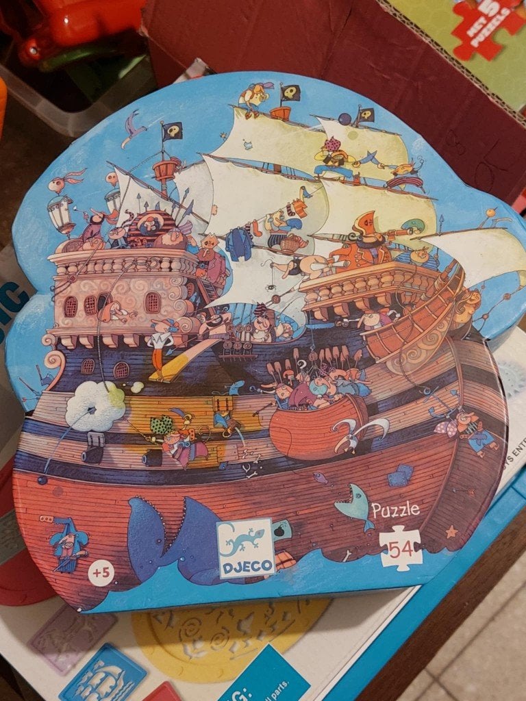 Kinderpuzzels (Pakket), Kinderen en Baby's, Speelgoed | Kinderpuzzels, Ophalen, 10 tot 50 stukjes, Gebruikt, 4 tot 6 jaar