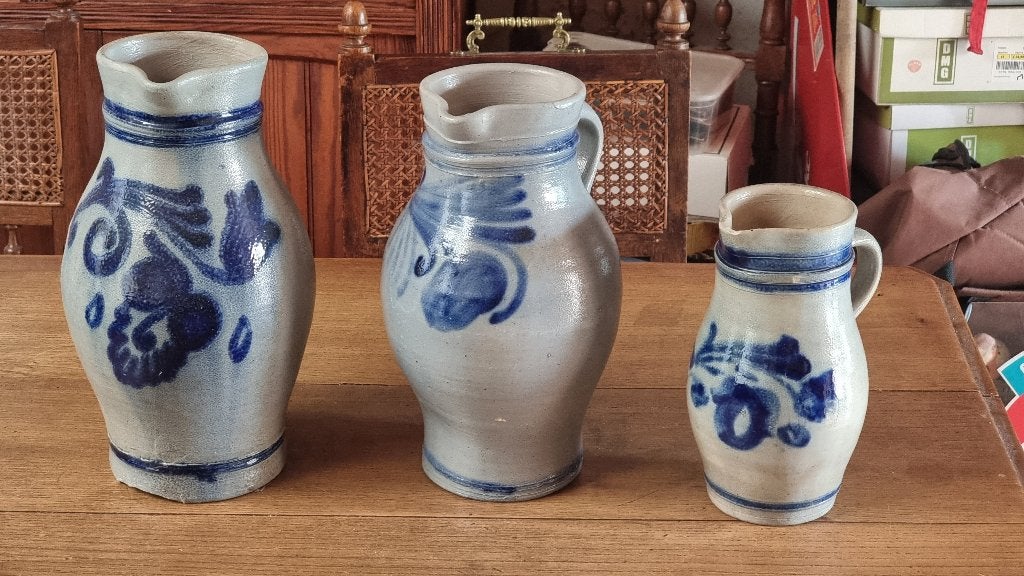 3 pots en grès, Antiquités & Art, Enlèvement