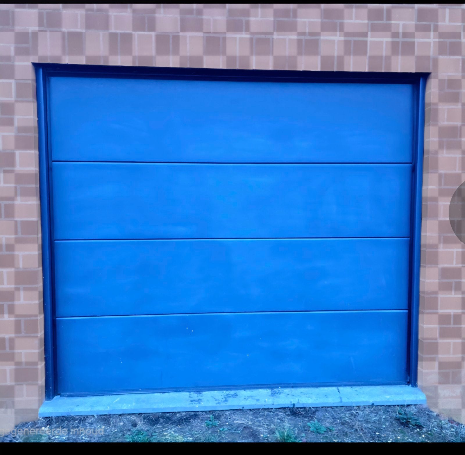 sectionaal poort 2400B x 2070H, Doe-het-zelf en Bouw, Ophalen, Gebruikt, 120 cm of meer, Garagedeur