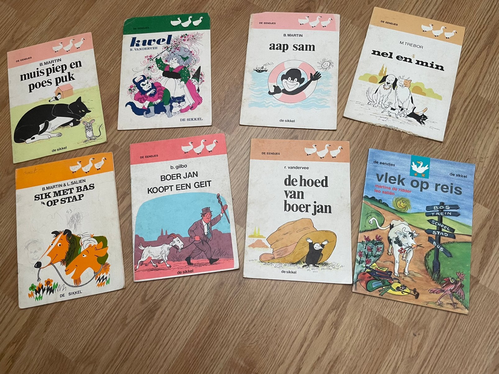 Oude boekjes: de eendjes, Enlèvement ou Envoi, Utilisé