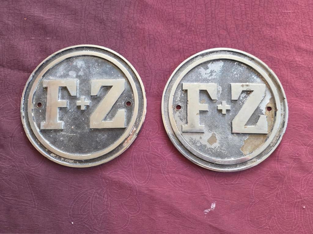 Ancienne plaque F+Z, Enlèvement ou Envoi