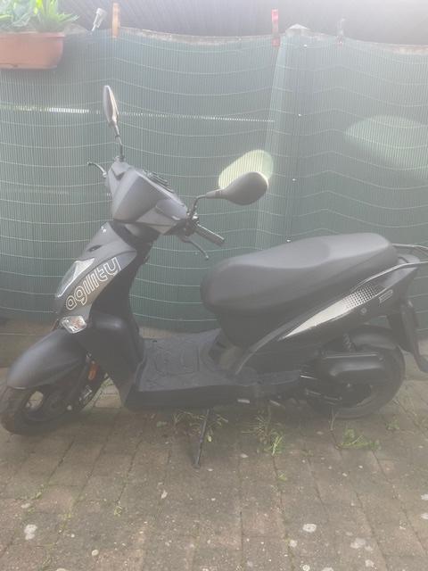 Kymco Agility 50 - klasse B - 16.862km - 2023, Vélos & Vélomoteurs, Classe B (45 km/h), Enlèvement, Utilisé, Deux-temps