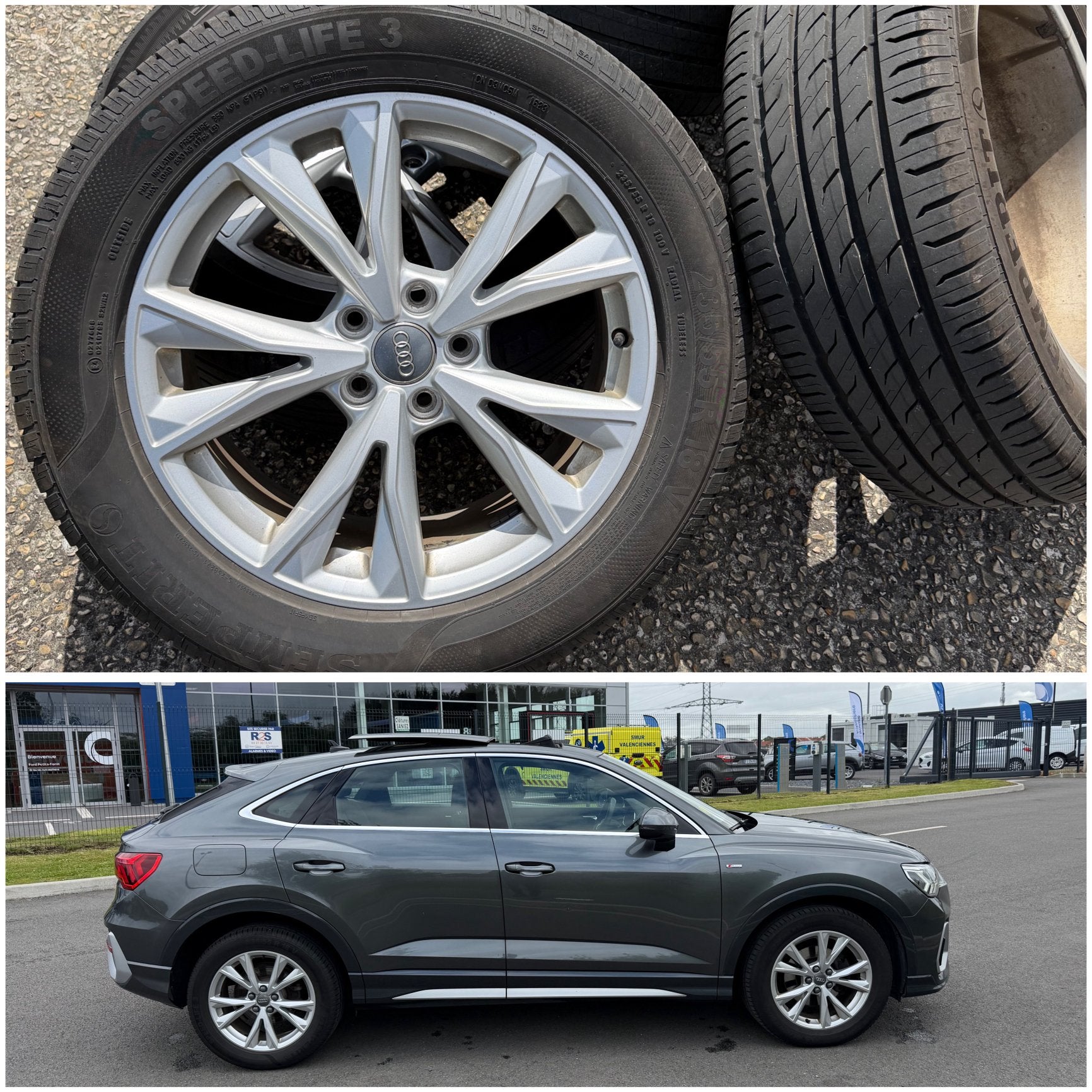 Jante audi q3 s-line 18 original, Autos : Pièces & Accessoires, Pneus & Jantes, Pneus et Jantes, Pneus été, 18 pouces, 235 mm