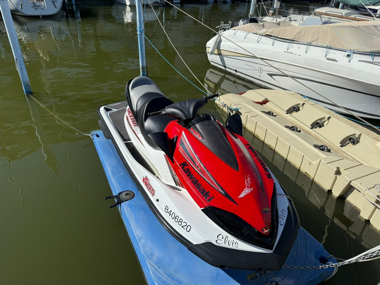 Jet ski Kawasaki, Enlèvement, Comme neuf