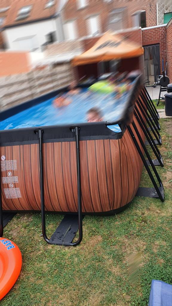 Piscine 5,4 L/2,5 B/1,22 H très bon état, Jardin & Terrasse, Enlèvement