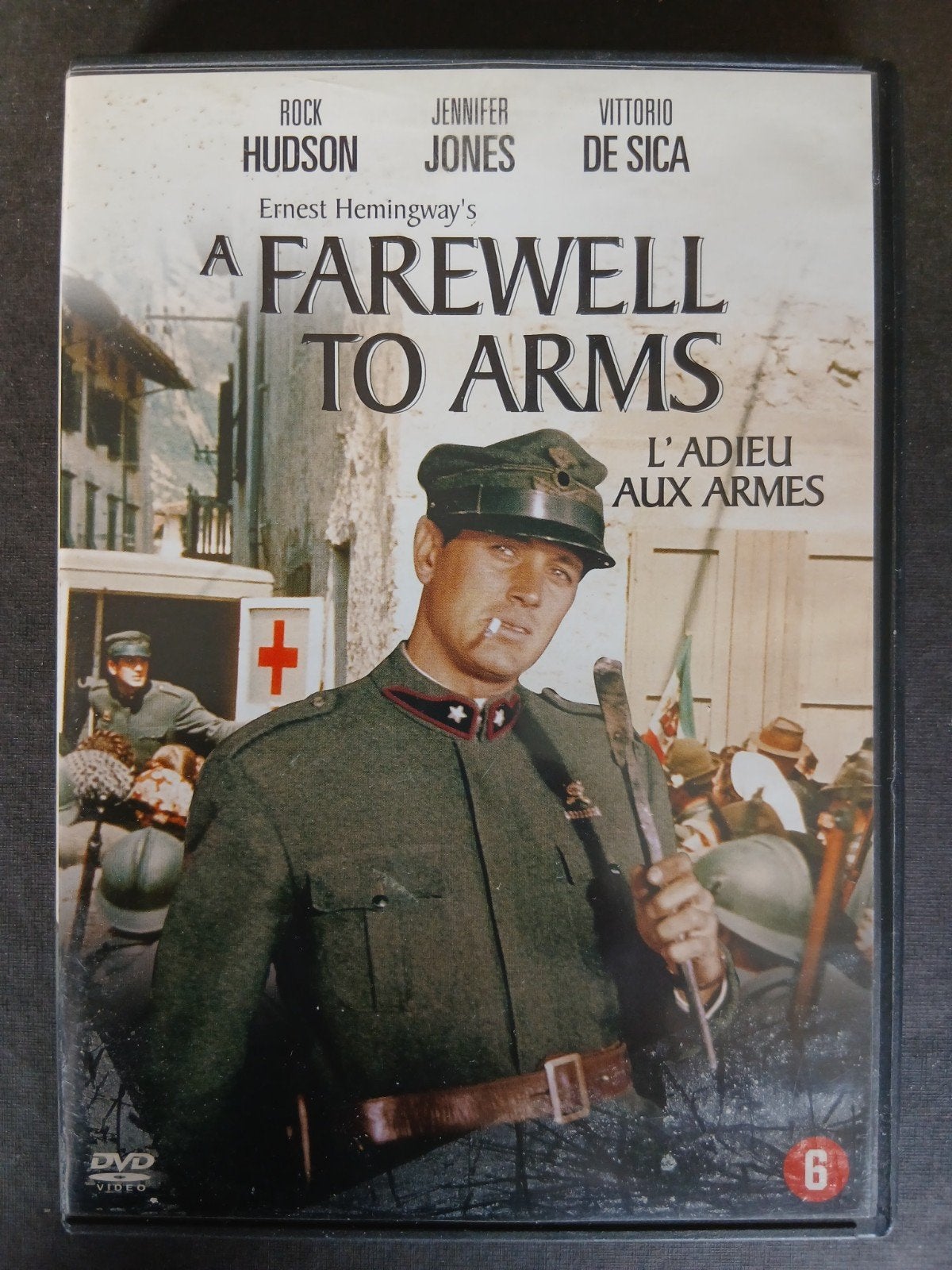 A farewell to arms (1957) Rock Hudson, Jeniffer Jones, Engels, Verzenden, Nederlands, Zo goed als nieuw