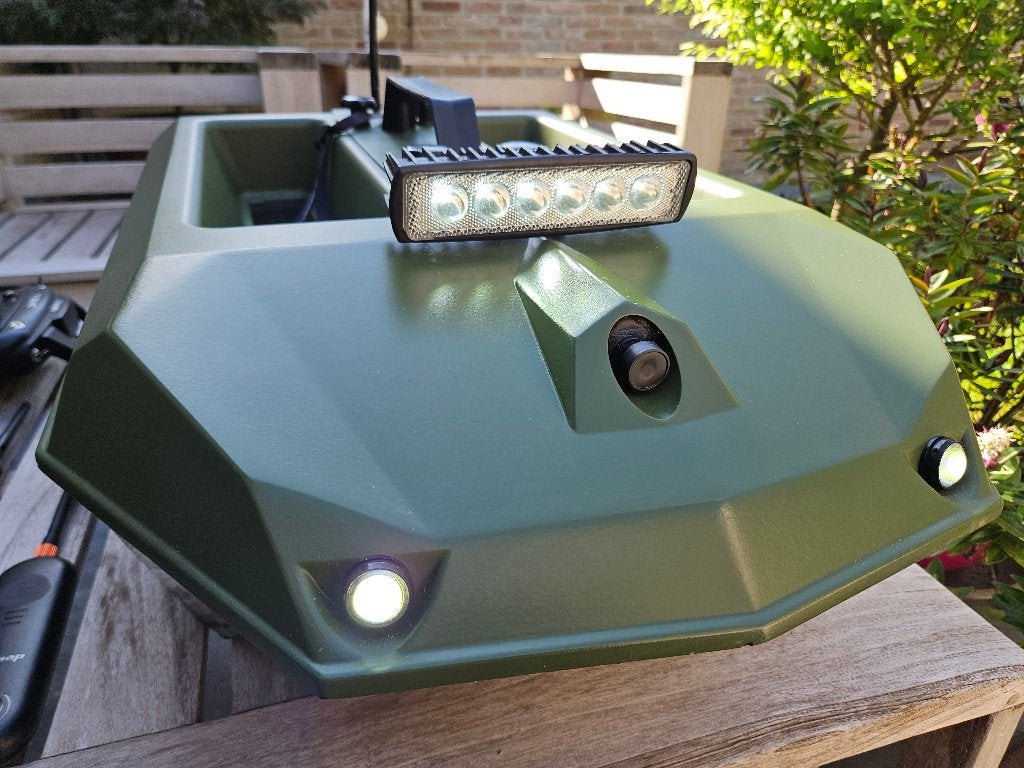 NAVIGATOR, voerboot set - Chirp+ 2, frontcamera & 4x20Ah Lit, Watersport en Boten, Ophalen, Gebruikt, Complete set