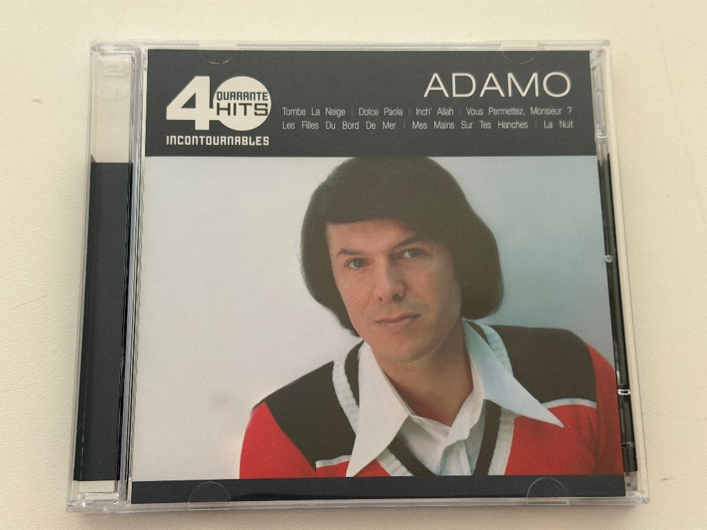 Adamo – 40 Hits Incontournables, CD & DVD, CD | Francophone, Enlèvement ou Envoi, Utilisé, Compilation
