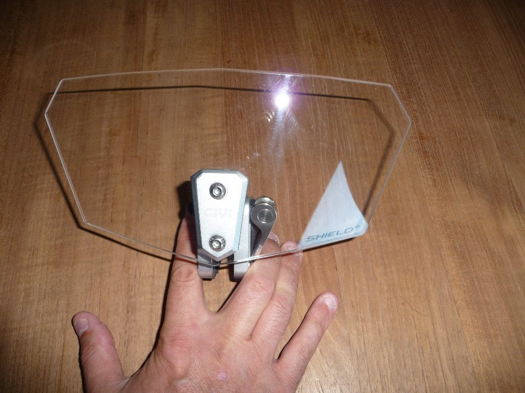 Givi XS180T Spoiler moto universel transparent, Motos, Enlèvement ou Envoi
