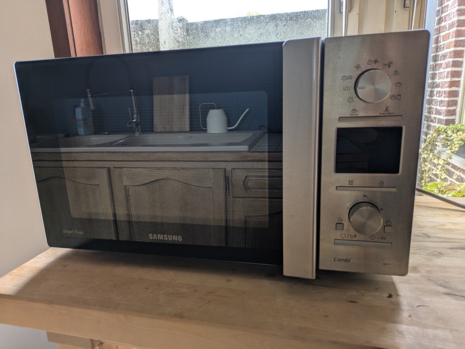 Samsung combi microgolfoven, Elektronische apparatuur, Ophalen, Gebruikt, Microgolfoven, Draaiplateau