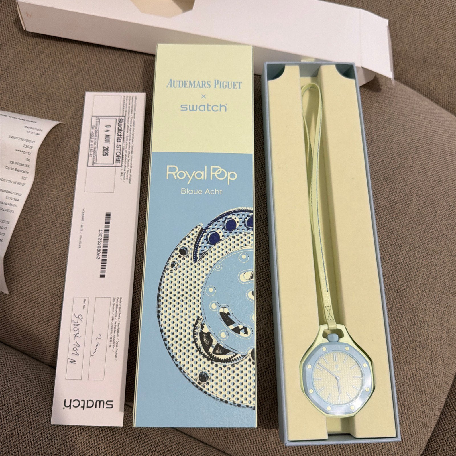 Royal Pop | Ap Swatch, Handtassen en Accessoires, Horloges | Heren, Ophalen of Verzenden, Zo goed als nieuw, Swatch