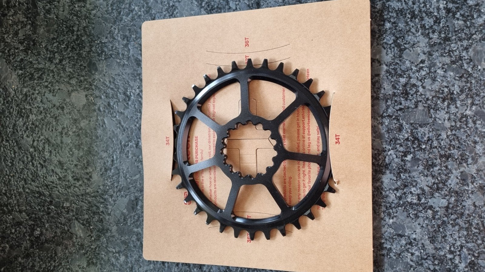Mountainbike ketting blad, Ophalen