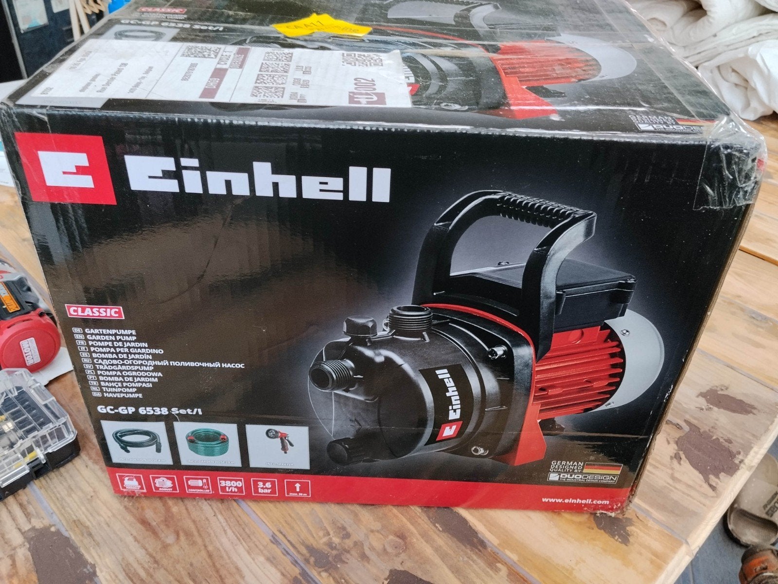 EinEinhell Kit Pompe d'arrosage GC-GP 6538, Enlèvement