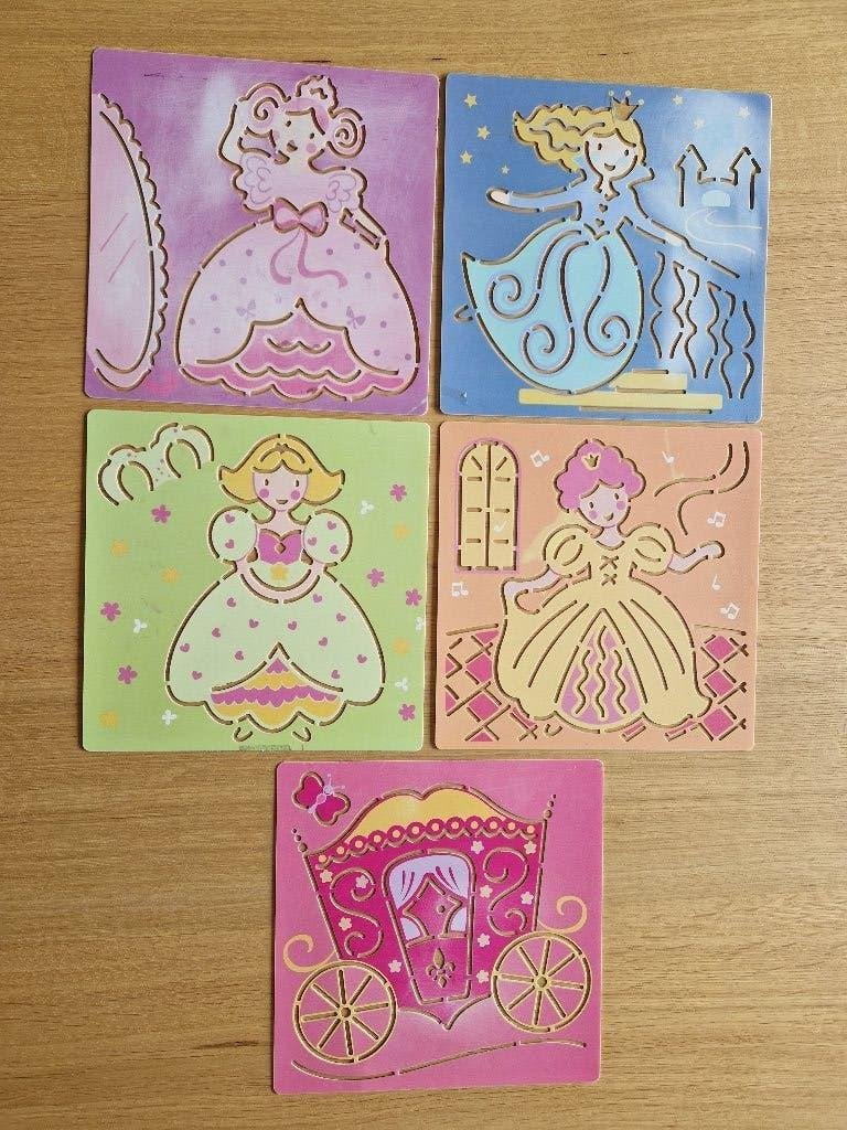djeco sjablonen prinsessen, Kinderen en Baby's, Speelgoed | Educatief en Creatief, Ophalen, Knutselen