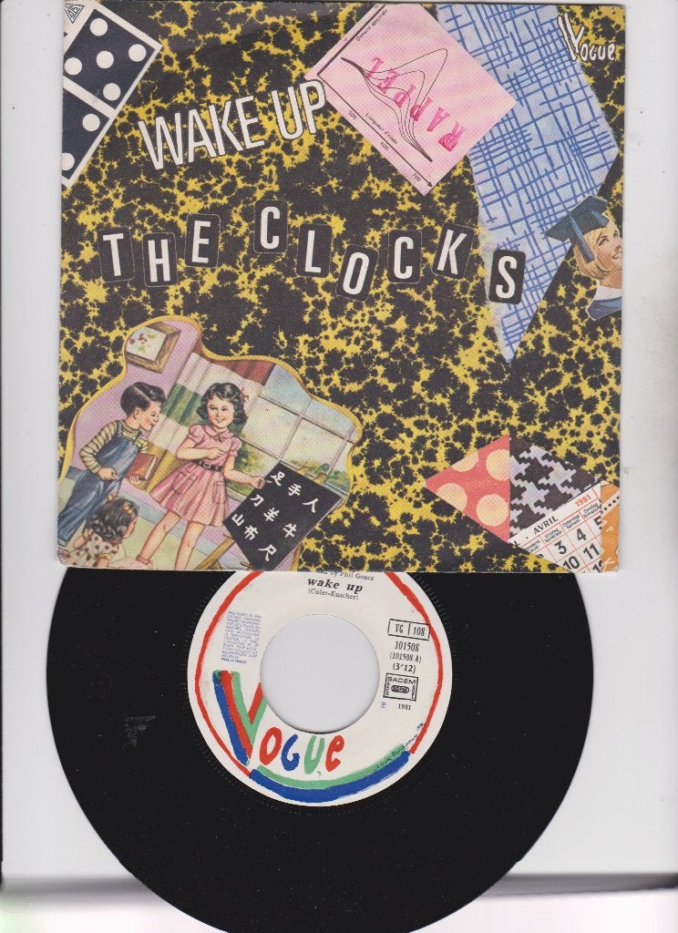 The Clocks – Wake Up  1981   Synth Pop  nMINT, 7 inch, Ophalen of Verzenden, Zo goed als nieuw, Pop