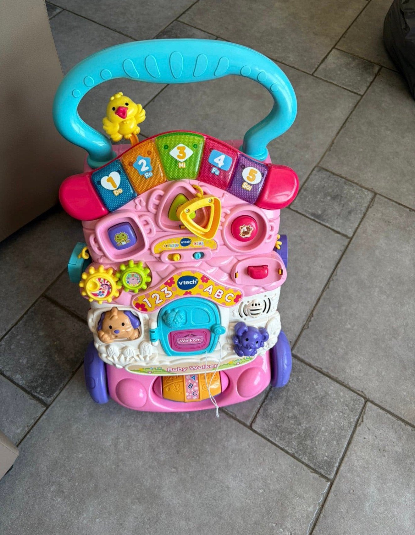 Wandelkarretje - speeltafel - loopwagentje, Ophalen, Zo goed als nieuw, 6 maanden tot 2 jaar