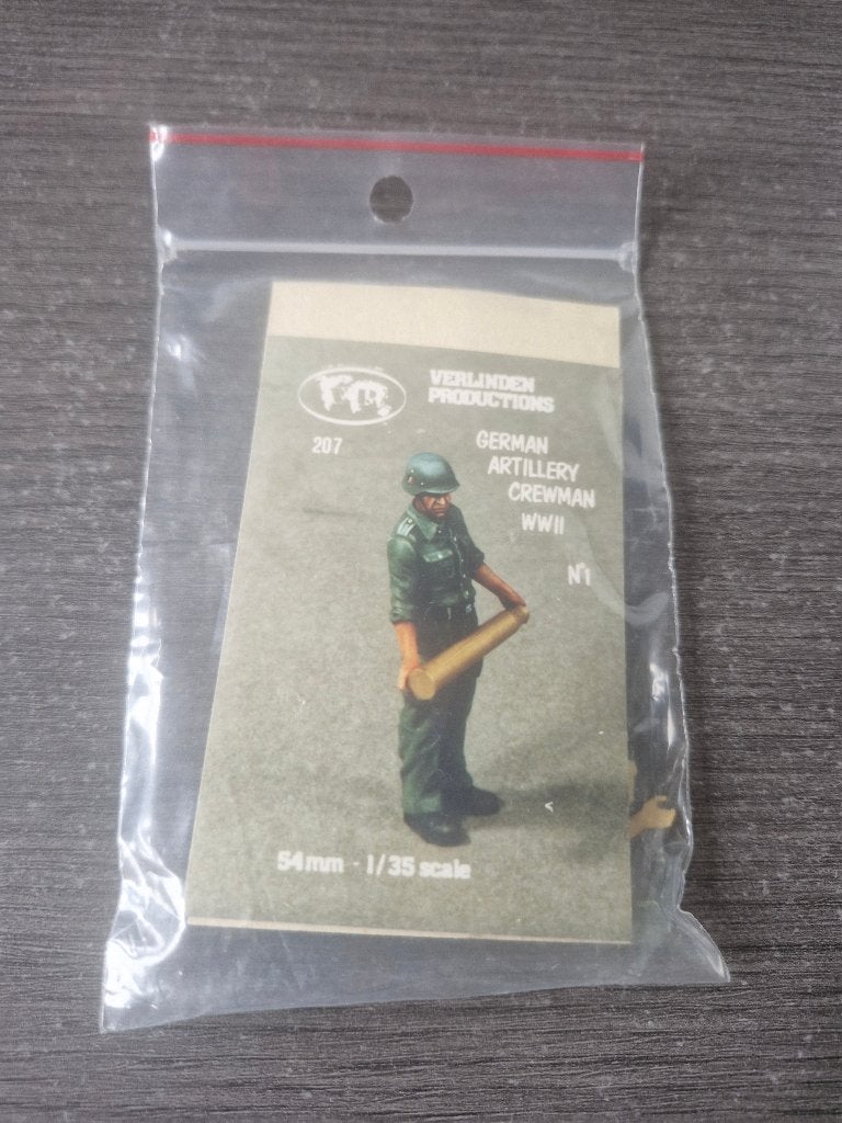 Verlinden 1/35 German Artillery Crewman WWII N1, Enlèvement ou Envoi, Neuf, 1:35 à 1:50, Personnage ou Figurines